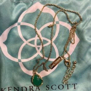 Kendra Scott Teardrop Pendant Necklace